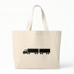 black truck trailer icon