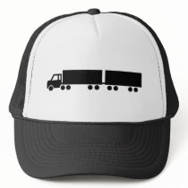 black truck trailer icon trucker hats