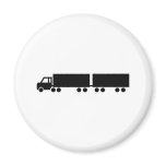 black truck trailer icon