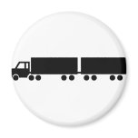 black truck trailer icon