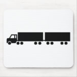 black truck trailer icon