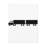 black truck trailer icon