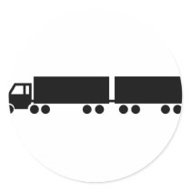black truck trailer icon stickers