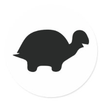black turtle icon stickers