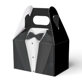 Black Tuxedo Favor Box