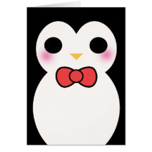 Black Tuxedo Penguin Cards
