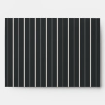 Black Tuxedo Stripe & Creamy Dot Envelopes