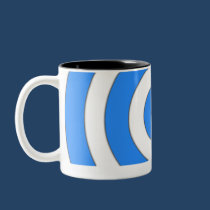 Black Two-Tone Mug by openprogex Black Two-Tone Mug