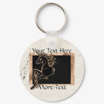 Black Unicorn Keychain