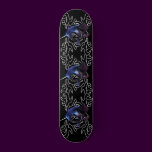 Black unicorn over Tattoo Skateboard