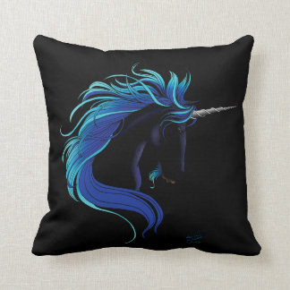 Black And Blue Pillows - Black And Blue Throw Pillows Zazzle