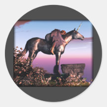 Black Unicorn Stickers