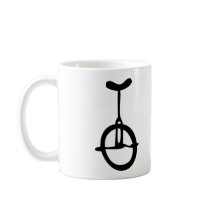 black unicycle icon mugs