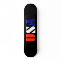 Black USA Skateboard skateboard