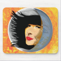 black velvet moon mousepads