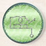 "black venus" mephgazub beverage coaster
