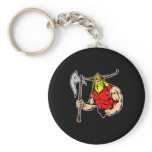 Black Viking Key Chain