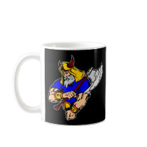 Black Viking Praying Coffee Mug