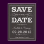BLACK VINTAGE | SAVE THE DATE ANNOUNCEMENT POSTCARDS