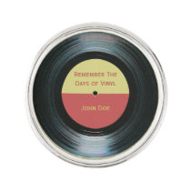 Black Vinyl Record Remember Days of Vinyl at Zazzle