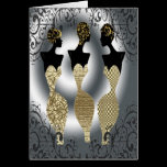 Black Vogue in Gold cards