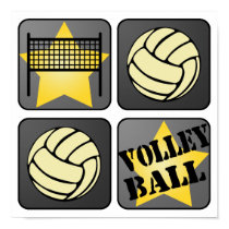 Black Volleyball posters by mikaushop Black Volleyball posters