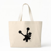 black voodoo doll needles torture bags