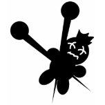 black voodoo doll needles torture tshirt