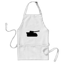 black war tank icon aprons