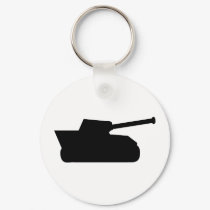 black war tank icon keychains
