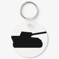 black war tank icon keychains