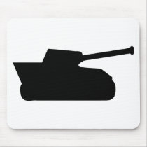 black war tank icon mousepads