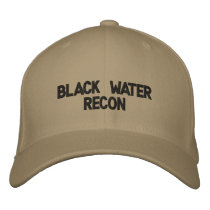 Black Water Recon Hat 02 Embroidered Baseball Caps