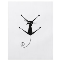 Black Whimsy Kitty 10 Flyers