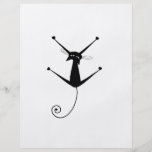 Black Whimsy Kitty 10 Flyers