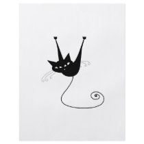 Black Whimsy Kitty 1 Personalized Flyer