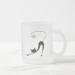 Black Whimsy Kitty 2 Mug