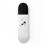 Black Whimsy Kitty 2 Skate Deck