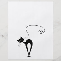 Black Whimsy Kitty 3 Custom Flyer