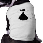 Black Whimsy Kitty 4 Dog T-shirt Black Whimsy Kitty 4 Dog T-shirt