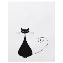 Black Whimsy Kitty 4 Personalized Flyer