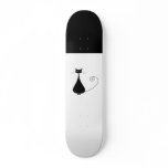 Black Whimsy Kitty 4 Skateboard