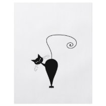 Black Whimsy Kitty 5 Flyers