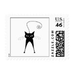 Black Whimsy Kitty 6 Stamp