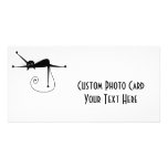 Black Whimsy Kitty 7 Photo Cards