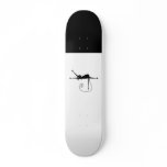 Black Whimsy Kitty 7 Custom Skateboard