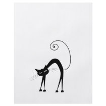 Black Whimsy Kitty 9 Personalized Flyer