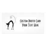 Black Whimsy Kitty 9 Photo Cards