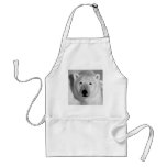 Black &amp; Whit Polar Bear Apron
