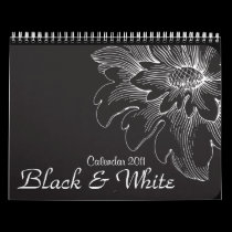 Black & White 2011 Calendar